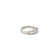 Platinum 1.06ct F VS2 Princess Cut Diamond Wedding Anniversary Ring